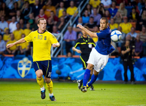 Charlie Adam, Skottland och Emir Bajrami, Sverige som gör
