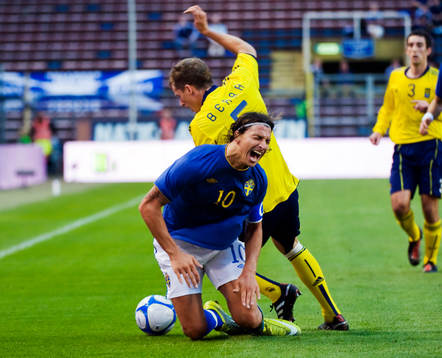 Zlatan Ibrahimovic, Sverige och Christophe Berra, Skottland