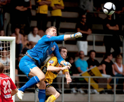 Petter Wastå, målvakt Kalmar. James Keene, Elfsborg