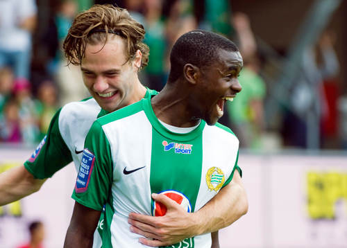 Simon Helg och Maic Sema, Hammarby  (Jubel)