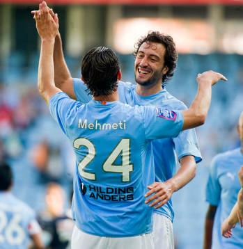 Agon Mehmeti och Yago Fernandez, Malmö  (Jubel)