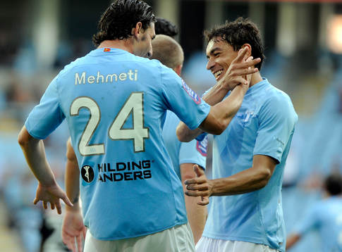 Agon Mehmeti och Ricardinho, Malmö (Jubel)
