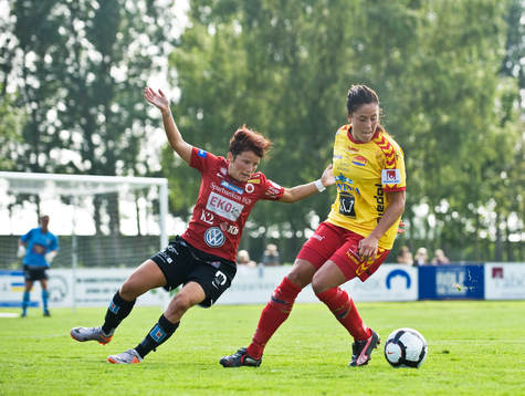 Erla Arnardottir, Kristianstad och Jennifer Egelryd, Tyresö