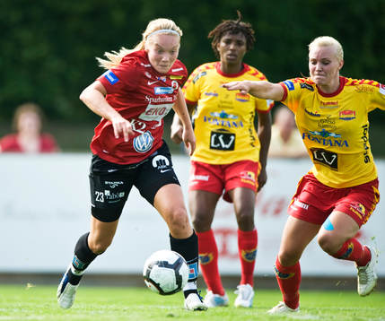 Margret Lara Vidarsdottir, Kristianstad, och Johanna Frisk,