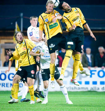 Patrik Rosengren och Juan Robledo, Mjällby