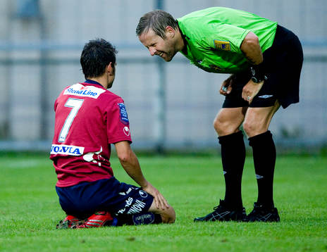 Lars Olsson, domare och Björn Anklev, Örgryte