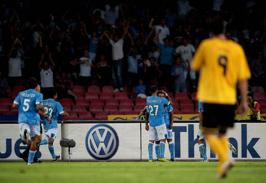 Ezequiel Lavezzi, Napoli (Jubel)
