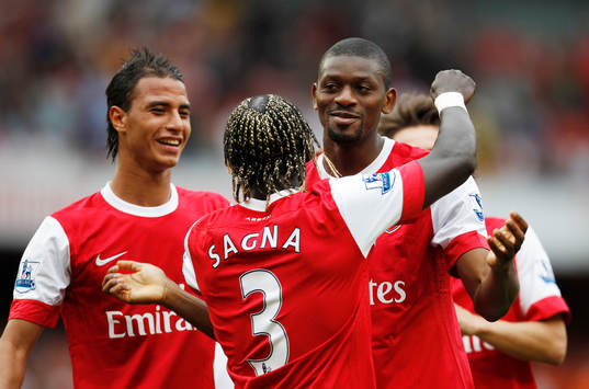 Abou Diaby , Arsenal, glädje, jubel