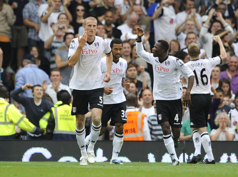 Fotboll, engelsk, Premier League, Fulham - Manchester