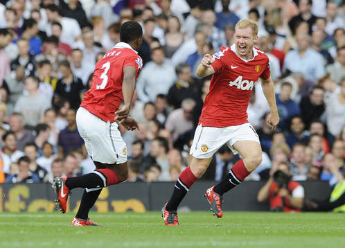 Fotboll, engelsk, Premier League, Fulham - Manchester
