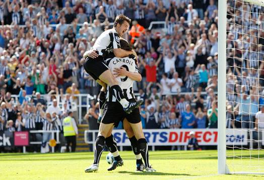 Joey Barton, Newcastle, glädje, jubel