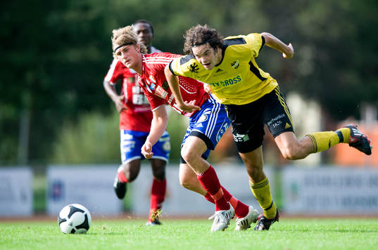 Straffsituation, Filip Thurn trycks ner