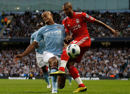 Fotboll, Premier League, Engelsk, Manchester City -
