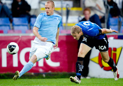 Daniel Larsson, Malmö FF, Johnny Lundberg, Halmstad