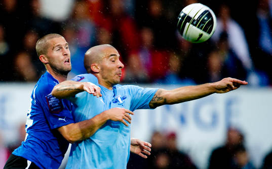 Ryan Miller, Halmstad och Guillermo Molins, Malmö FF
