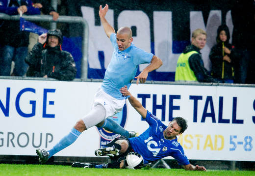 Guillermo Molins, Malmö FF, Johnny Lundberg, Halmstad.