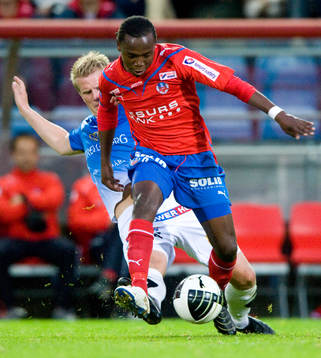May Mahlangu, Helsingborg mot Joakim Nilsson, Trelleborg