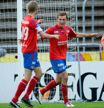 1-0 Alexander Gerndt, Helsingborg, jubel