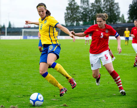 Lotta Schelin, Sverige, Emma Jones, Wales