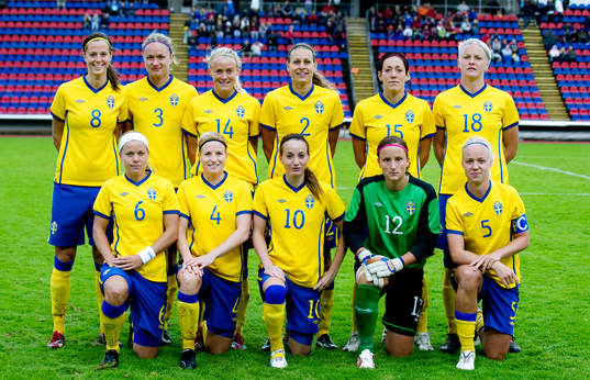 Lotta Schelin, Stina Segerström, Josefine Öqvist,