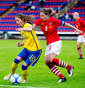 Kosovare Asllani, Sverige, Emma Jones, Wales