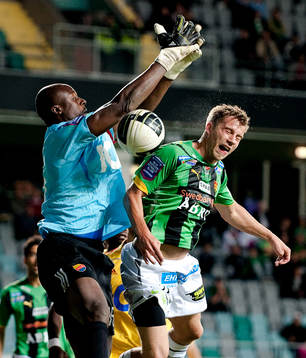 Pa Dembo Touray, målvakt, Djurgården, Joel Johansson, GAIS