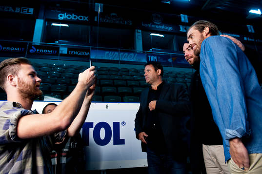 Ishockey, filminspelning Henrik Zetterberg