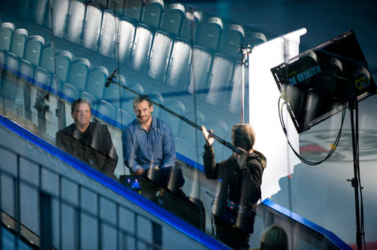 Ishockey, filminspelning Henrik Zetterberg