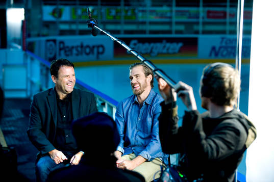 Ishockey, filminspelning Henrik Zetterberg