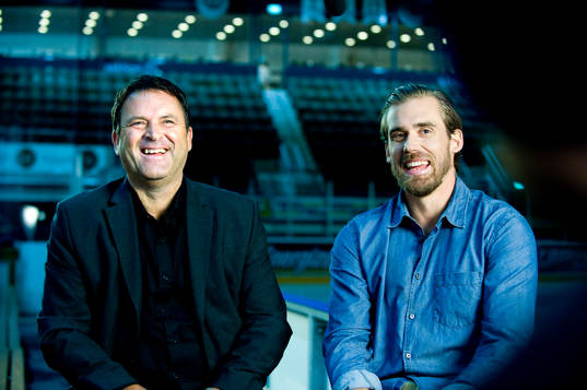 Ishockey, filminspelning Henrik Zetterberg