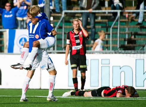 Oscar Möller och Bruno Manoel Marinho, Åtvidaberg, jubel