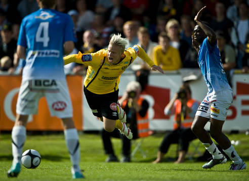 Bläddra bland fler bilder av Fotboll, Allsvenskan, Mjällby - Trelleborg