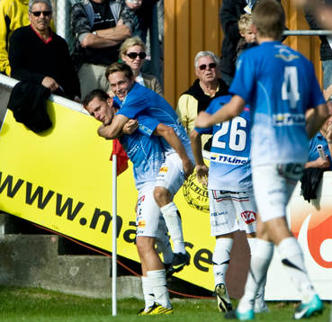 Kristian Haynes, Trelleborg, jubel