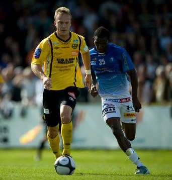 Marcus Ekenberg, Mjällby och Ibrahim Koroma, Trelleborg