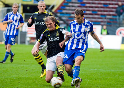 Daniel Tjernström, AIK och Stefan Selakovic, Göteborg
