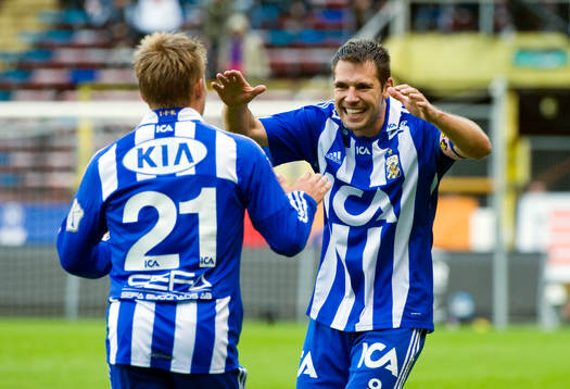 Niklas Bärkroth och Stefan Selakovic, Göteborg, jubel