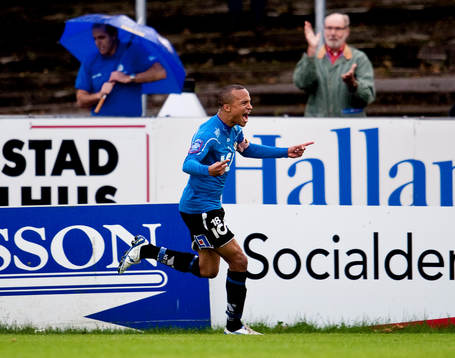 Marcus Olsson, Halmstad, jubel