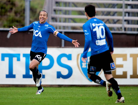 Marcus Olsson, Halmstad. Jubel