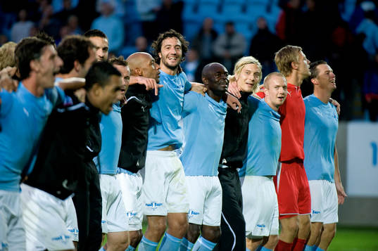 Fotboll, Allsvenskan, Malmö, jubel