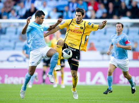 Wilton Figureido, Malmö, och Denni Avdic, Elfsborg