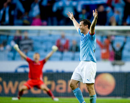 Daniel Andersson och Johan Dahlin, Malmö, jubel