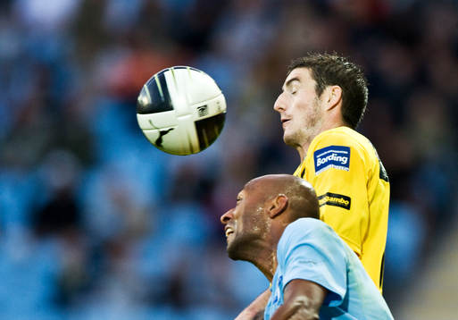 Jeffrey Aubynn, Malmö och James Keene, Elfsborg, nick,