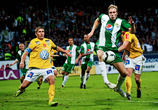 Dennis Östlund, Jönköping, och Tobias Holmqvist, Hammarby