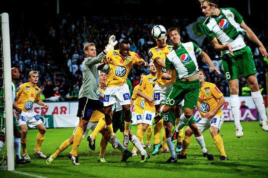 Oroligt framför Alexander Nadj, målvakt, Jönköping