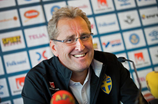 Presskonferens. Erik Hamrén, förbundskapten