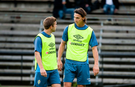 Anders Svensson och Zlatan Ibrahimovic