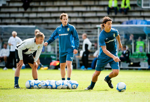Marcus Allbäck, Tobias Hysén och Zlatan Ibrahimovic