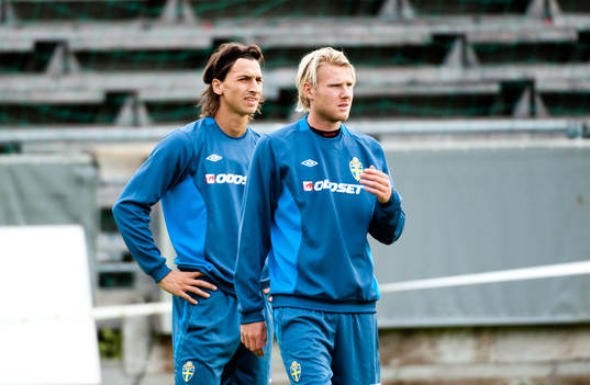 Zlatan Ibrahimovic och Ola Toivonen
