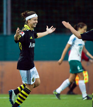Tifany Weimer, AIK, jubel
