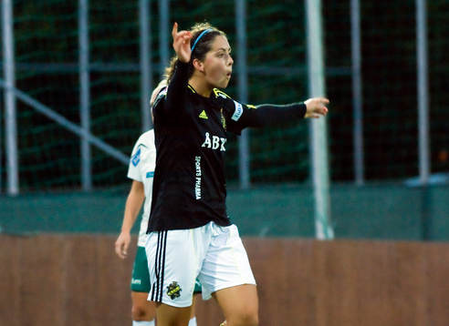 Fiona O Sullivan, AIK, jubel